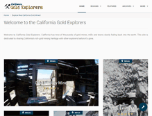 Tablet Screenshot of goldexplorers.com
